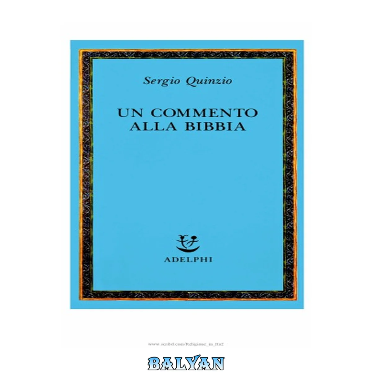 جلد کتاب Un commento alla Bibbia
