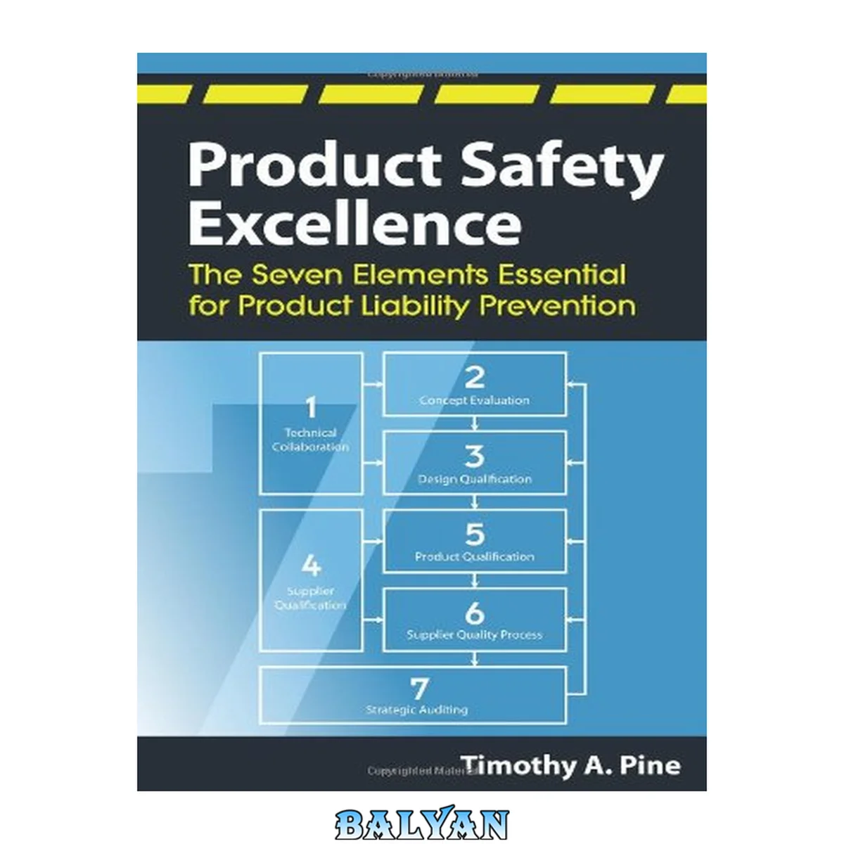جلد کتاب Product safety excellence : the seven elements essential for product liability prevention