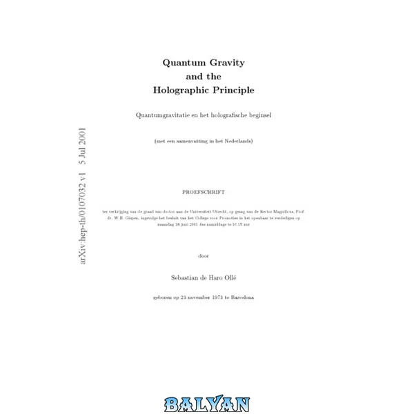 Quantum Gravity and the Holographic Principle [thesis]
