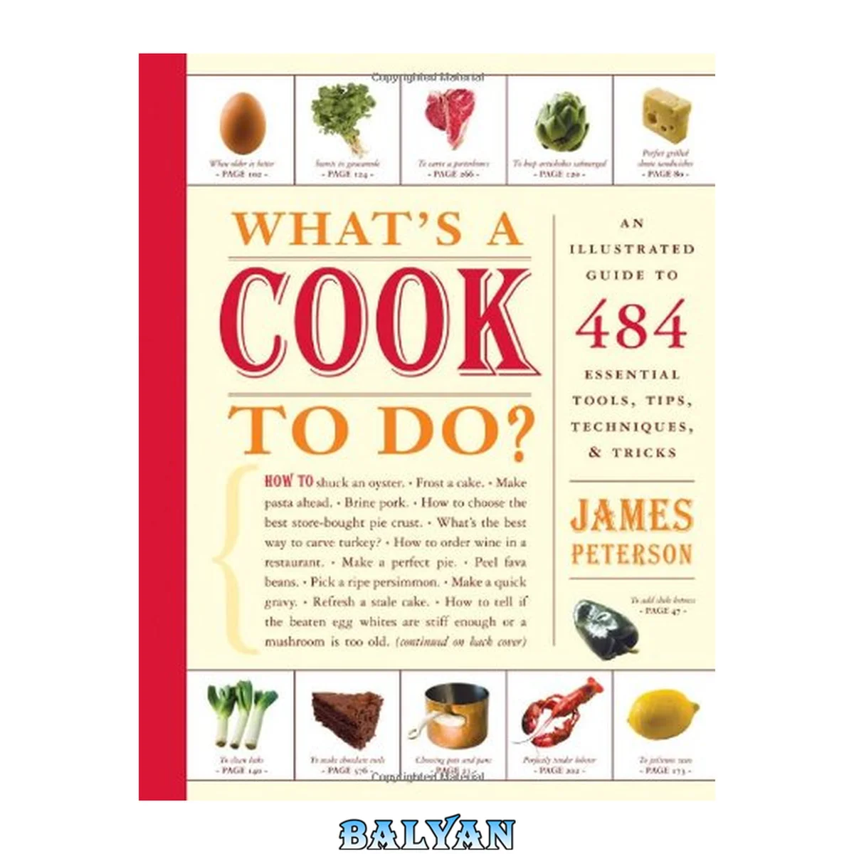 جلد کتاب What's a Cook to Do? : An Illustrated Guide to 484 Essential Tips, Techniques, and Tricks