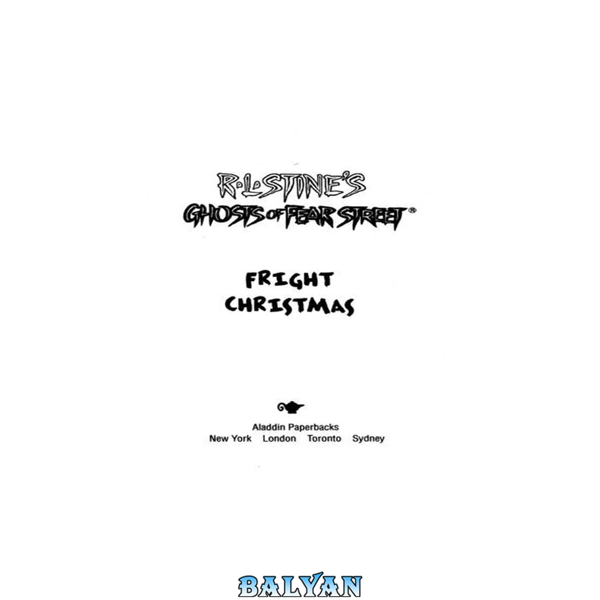 جلد کتاب Fright Christmas (Ghosts of Fear Street Book 15)
