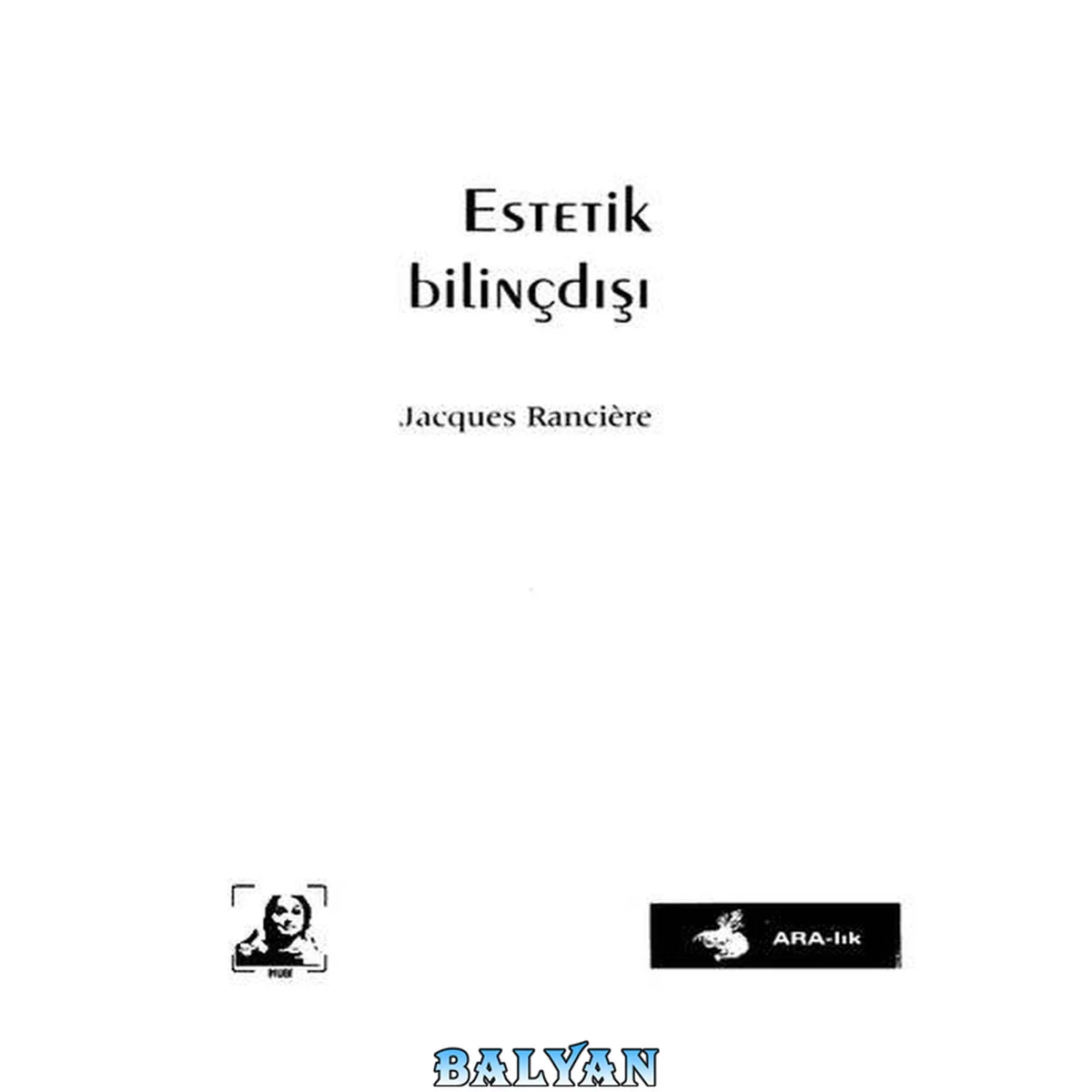 جلد کتاب Estetik Bilinçdışı