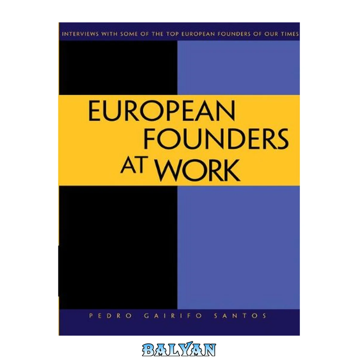 جلد کتاب European Founders at Work