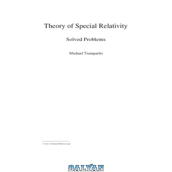 Theory of Special Relativity Solved Problems Michael Tsamparlis