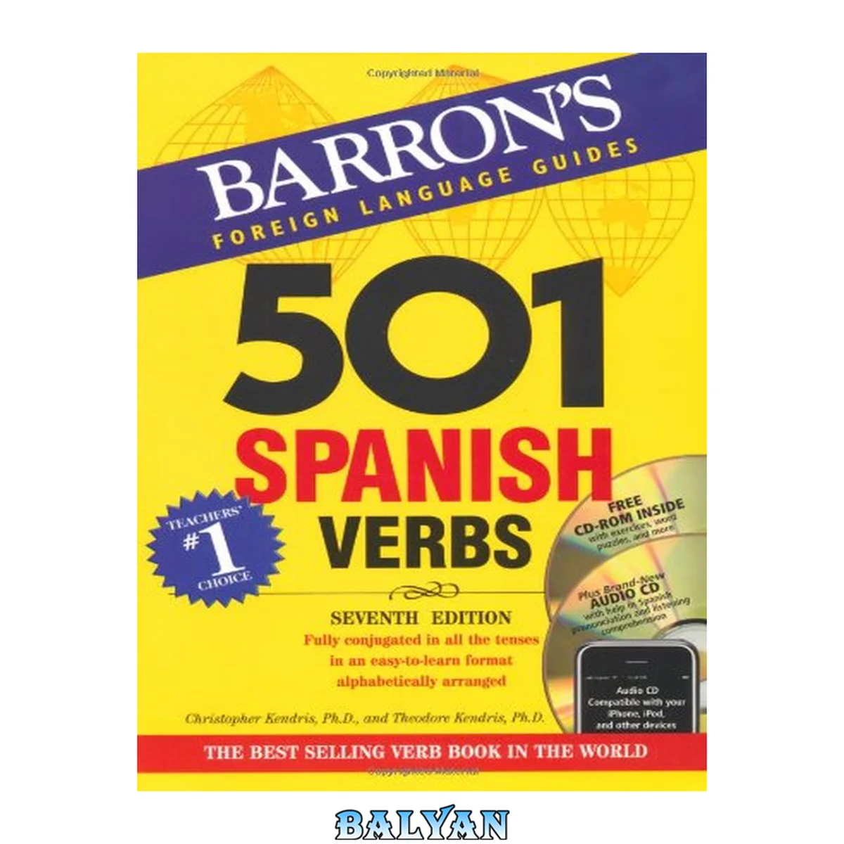 جلد کتاب 501 Spanish Verbs with CD-ROM and Audio CD (501 Verb Series)