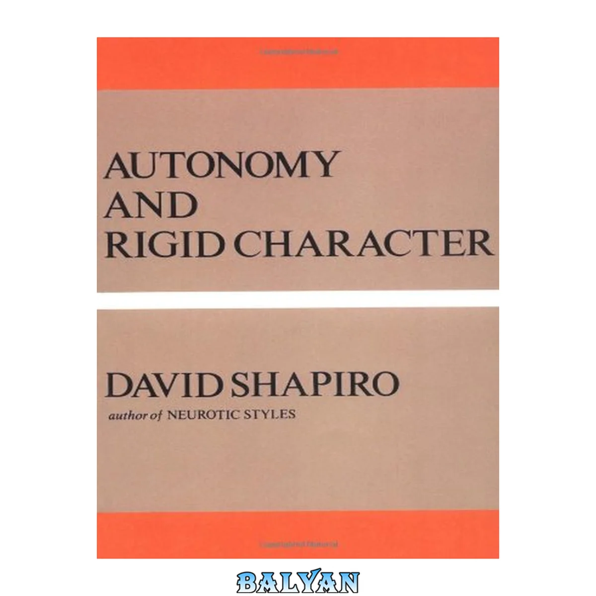 جلد کتاب Autonomy And Rigid Character
