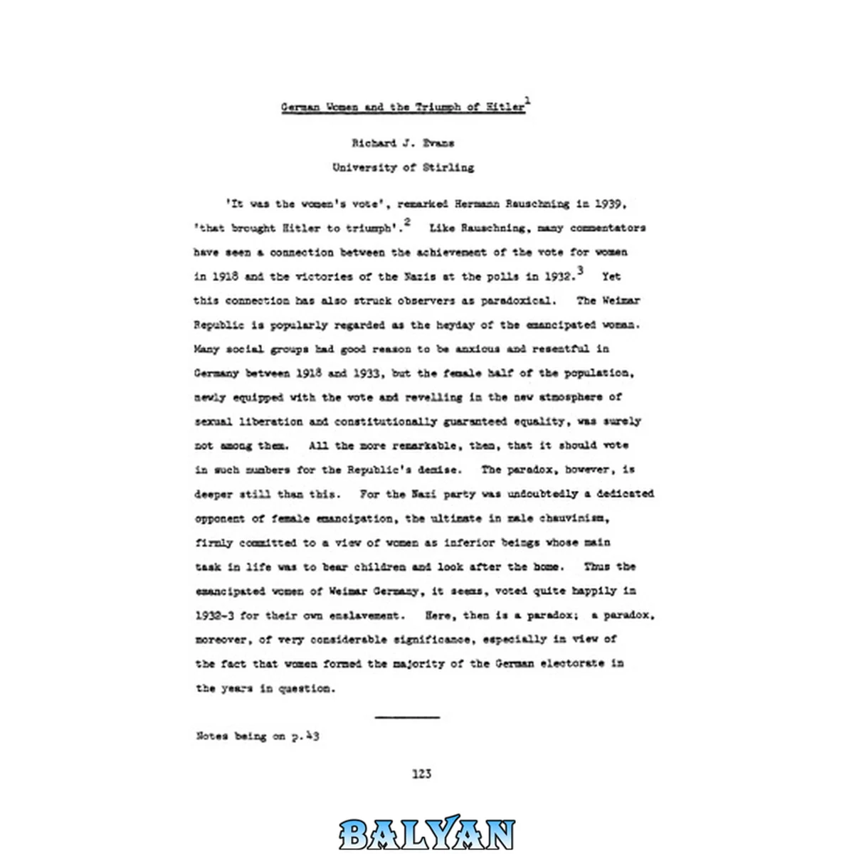 جلد کتاب German Women and the Triumph of Hitler