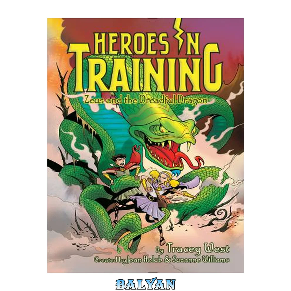 جلد کتاب Zeus and the dreadful dragon [eBook - NC Kids Digital Library