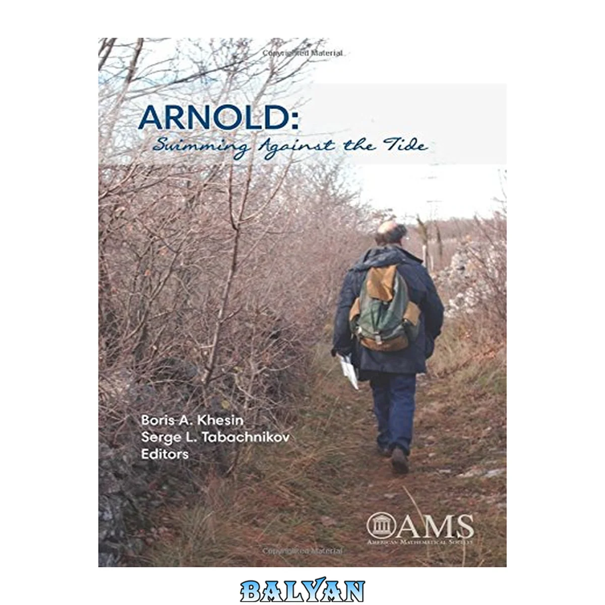 جلد کتاب Arnold : swimming against the tide
