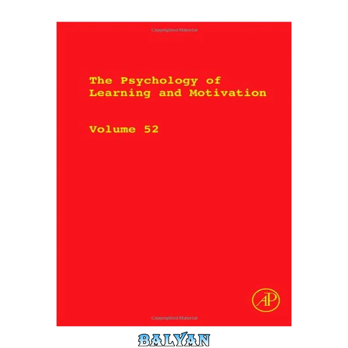 جلد کتاب The Psychology of Learning and Motivation (Volume 52)