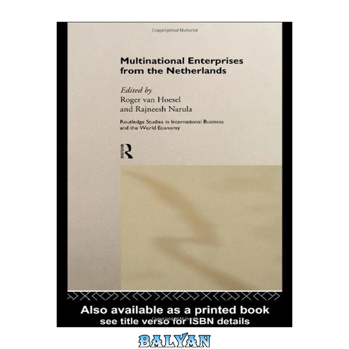 جلد کتاب Multinational Enterprises from the Netherlands (Routledge Studies in International Business and the World Economy8)