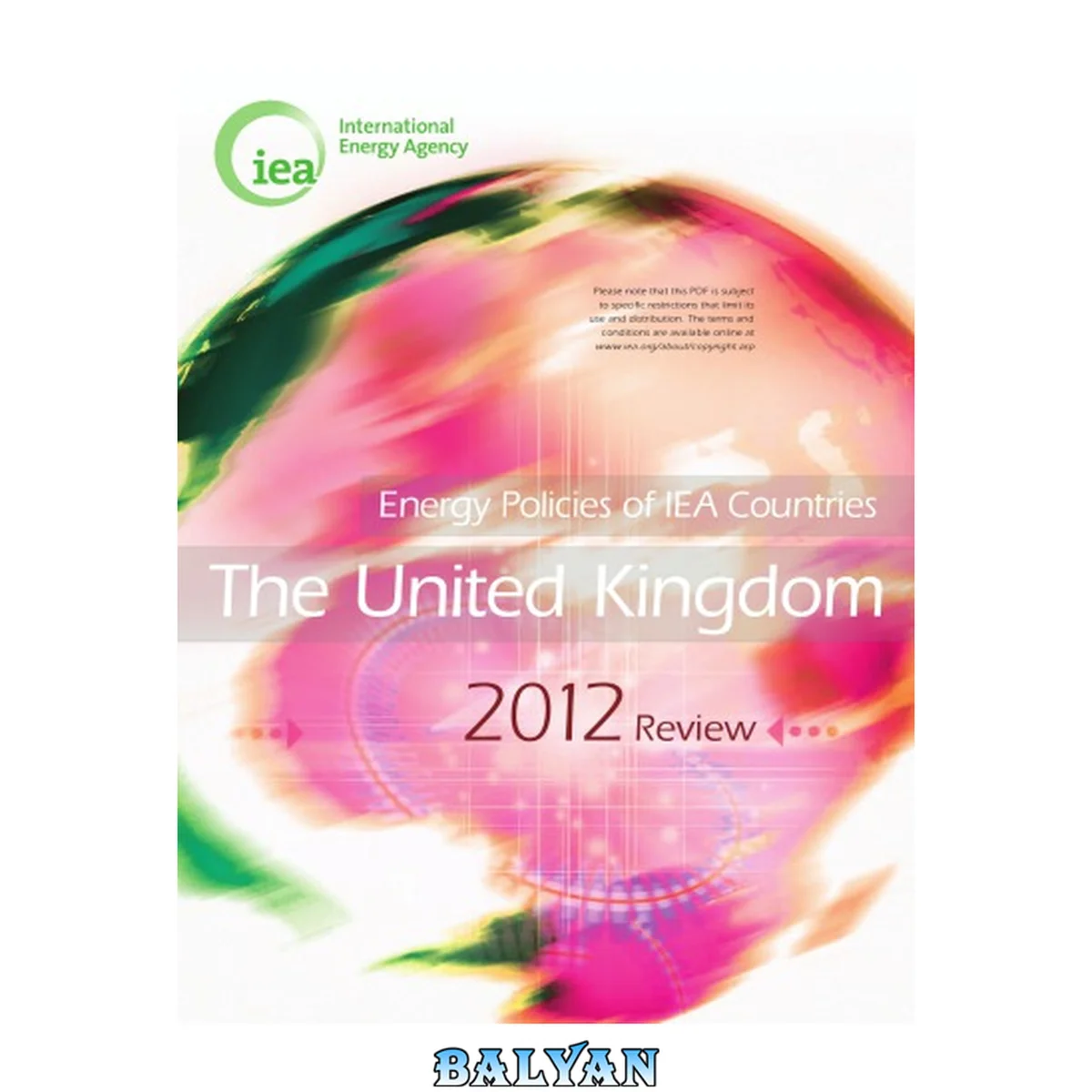 جلد کتاب Energy Policies of IEA Countries 2012 Review The United Kingdom